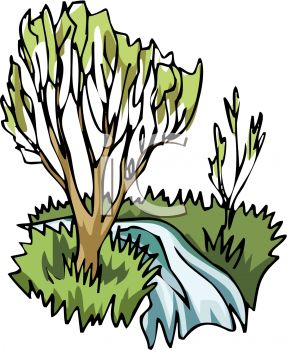 Grass and Tree Clipart