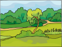 Grass and Tree Clipart