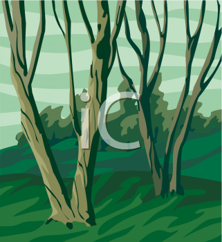 Grass and Tree Clipart