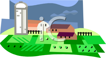 Farm Buildings Clipart