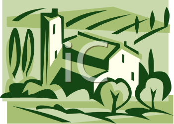 Farm Buildings Clipart