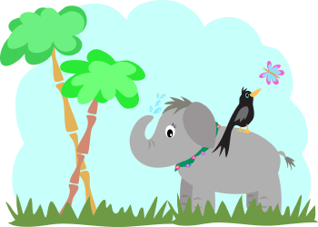 Grass and Tree Clipart