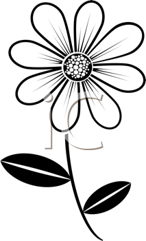 Royalty Free Daisy Clip art, Flower Clipart