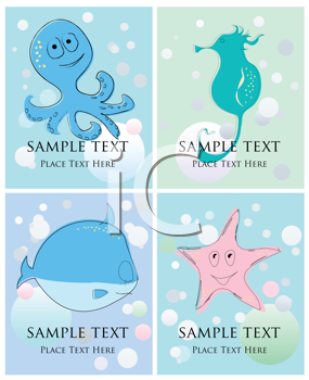 Aquatic Animals Clipart