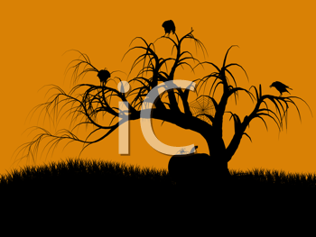 Grass and Tree Clipart