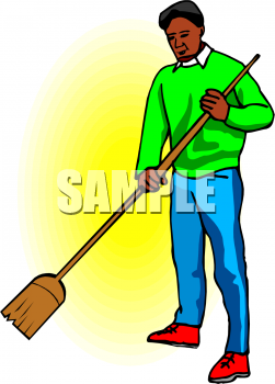 Royalty Free Janitor Clip art, Occupations Clipart