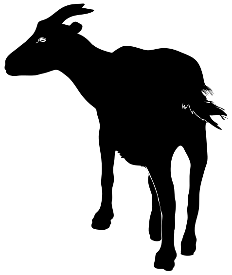 Free Goat silhouette Clipart