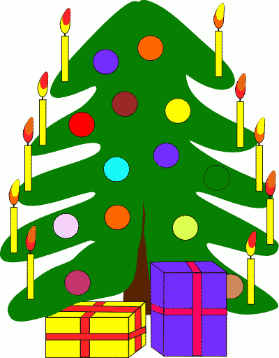 Free Christmas Candles Clipart